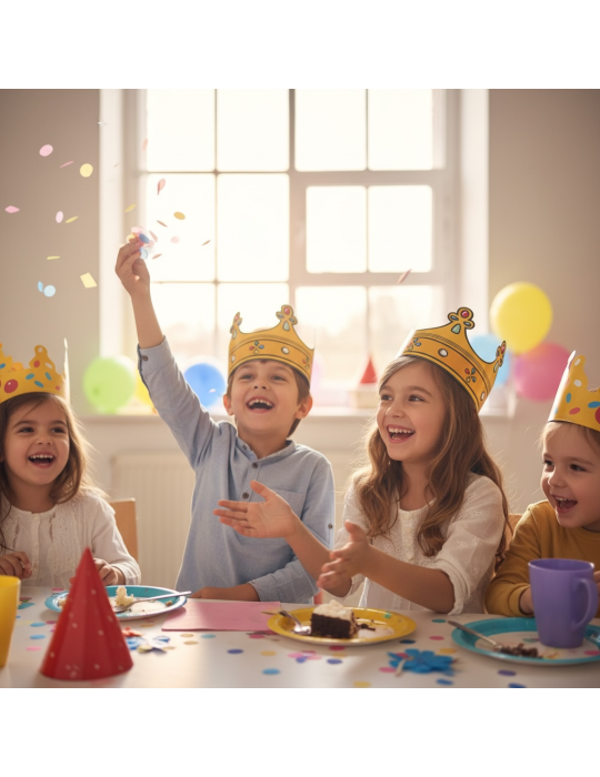 Corona de Princesa y Príncipe Para Fiestas Infantiles