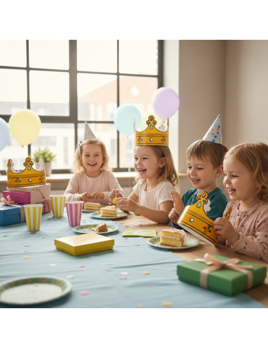Corona de Princesa y Príncipe Para Fiestas Infantiles