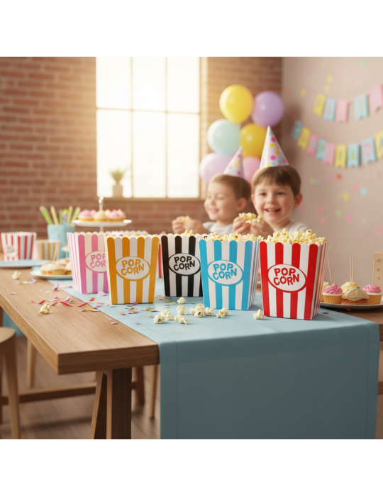 Caja de Colores Para Palomitas de Maíz