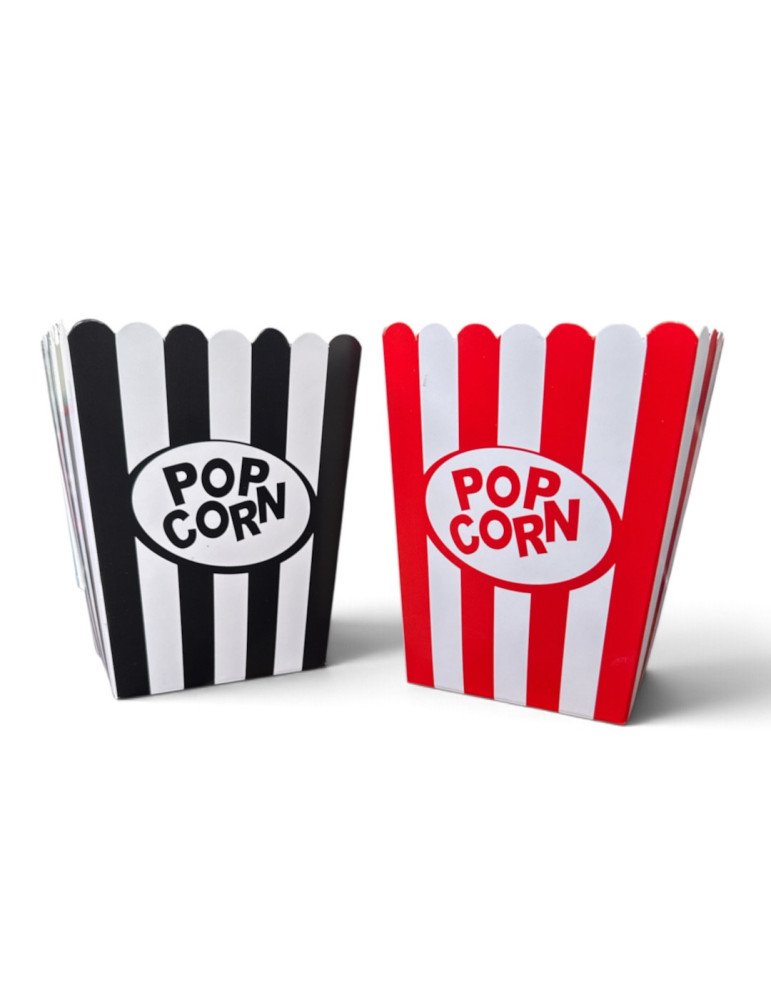 Caja de Colores Para Palomitas de Maíz