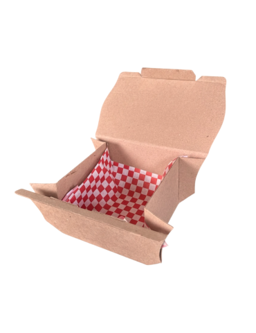 Caja De Cartón Para Hamburguesa
