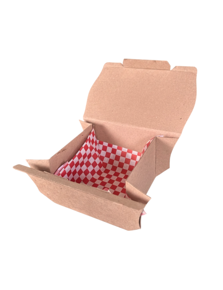 Caja De Cartón Para Hamburguesa
