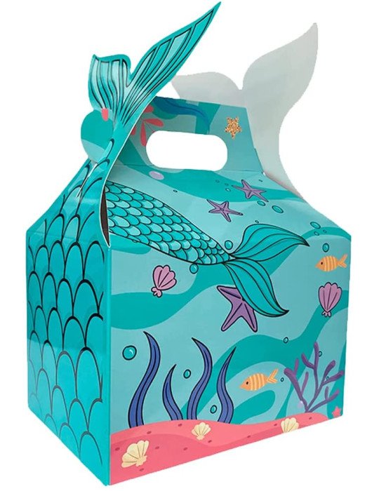 Caja Tipo Box Lunch Sirenita