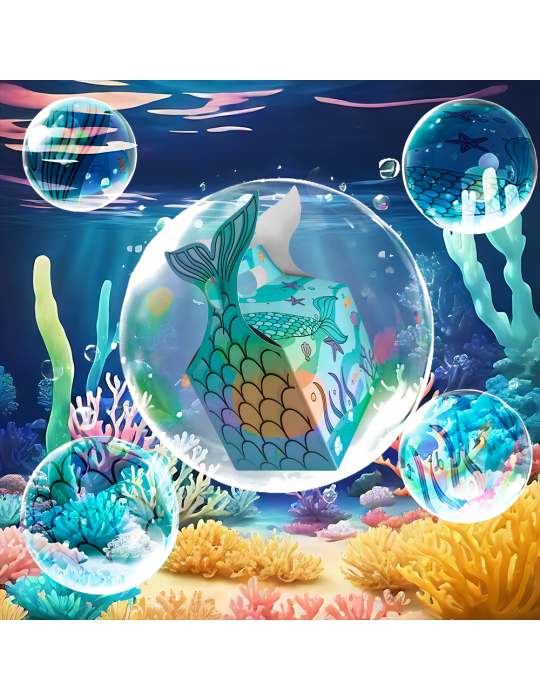 Caja Tipo Box Lunch Sirenita