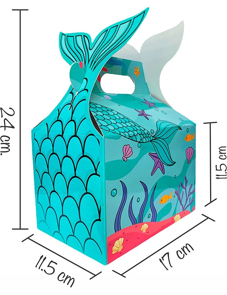 Caja Tipo Box Lunch Sirenita