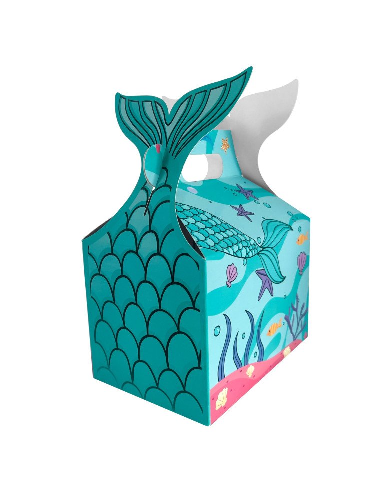 Caja Tipo Box Lunch Sirenita