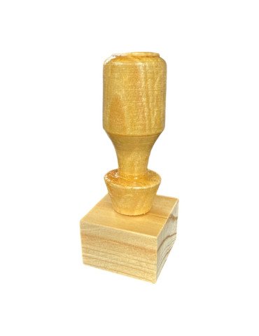 Sello 3cm base de madera