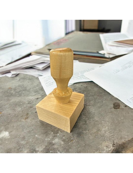 Sello base de madera 4cm