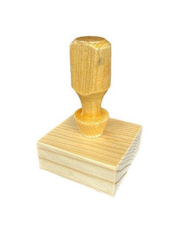 Sello 5cm base de madera