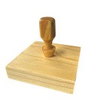 Sello base de madera 9cm