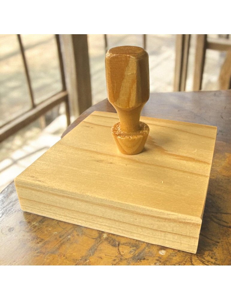 Sello base de madera 9cm