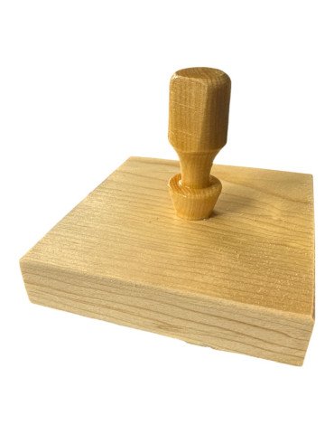 Sello 10cm base de madera