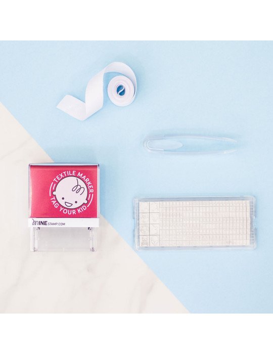 Sello Mine De Letras Intercambiables Para Ropa