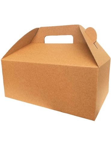 Caja de Cartón Microcorrugado Tipo Box Lunch Grande