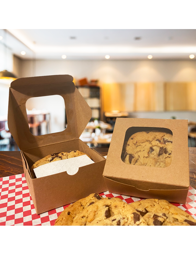 Caja Para Galletas Con Ventana De Acetato