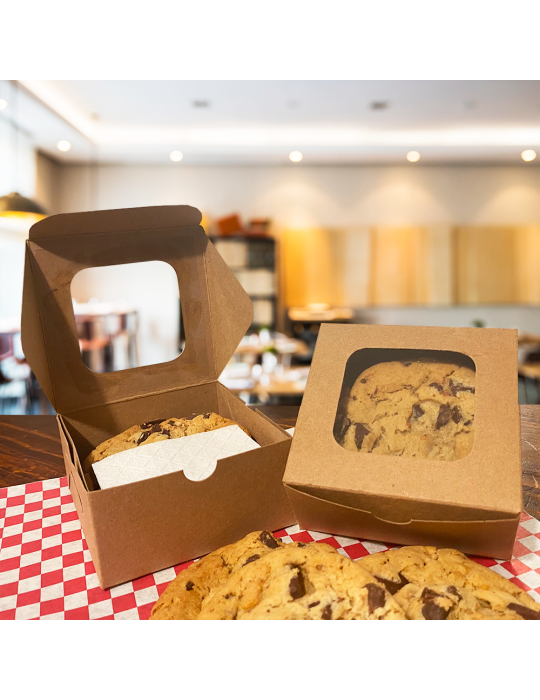 Caja Para Galletas Con Ventana De Acetato