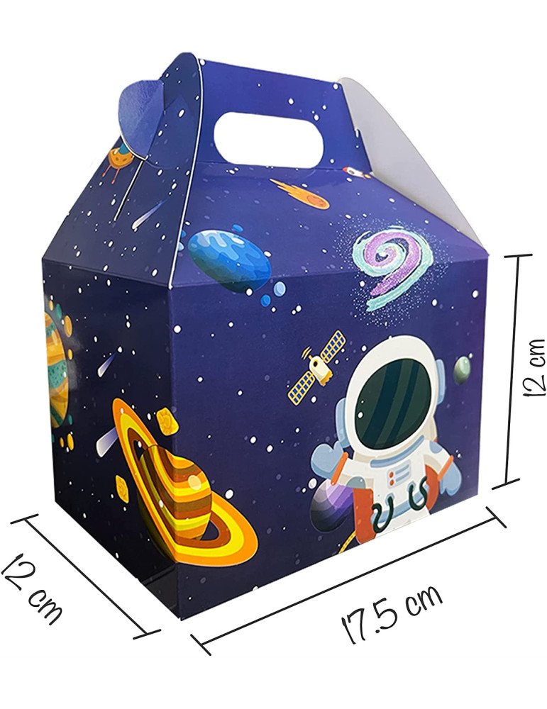 Caja Tipo Box Lunch Viaje Espacial