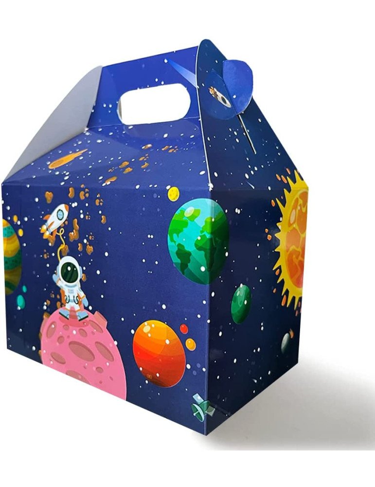 Caja Tipo Box Lunch Viaje Espacial