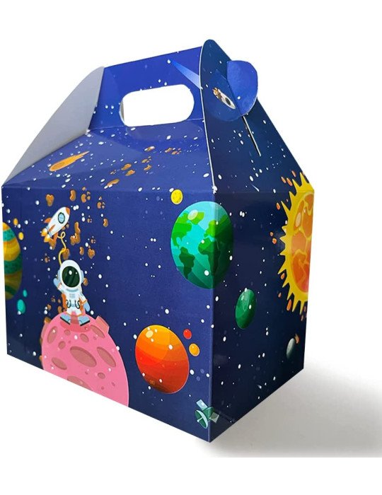 Caja Tipo Box Lunch Viaje Espacial