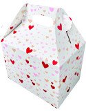 Caja Tipo Box Lunch Corazones Pastel