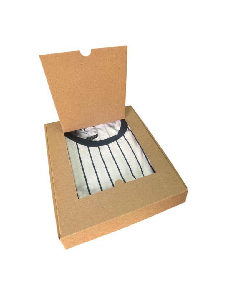 Caja de Cartón Con Ventana Para Playera