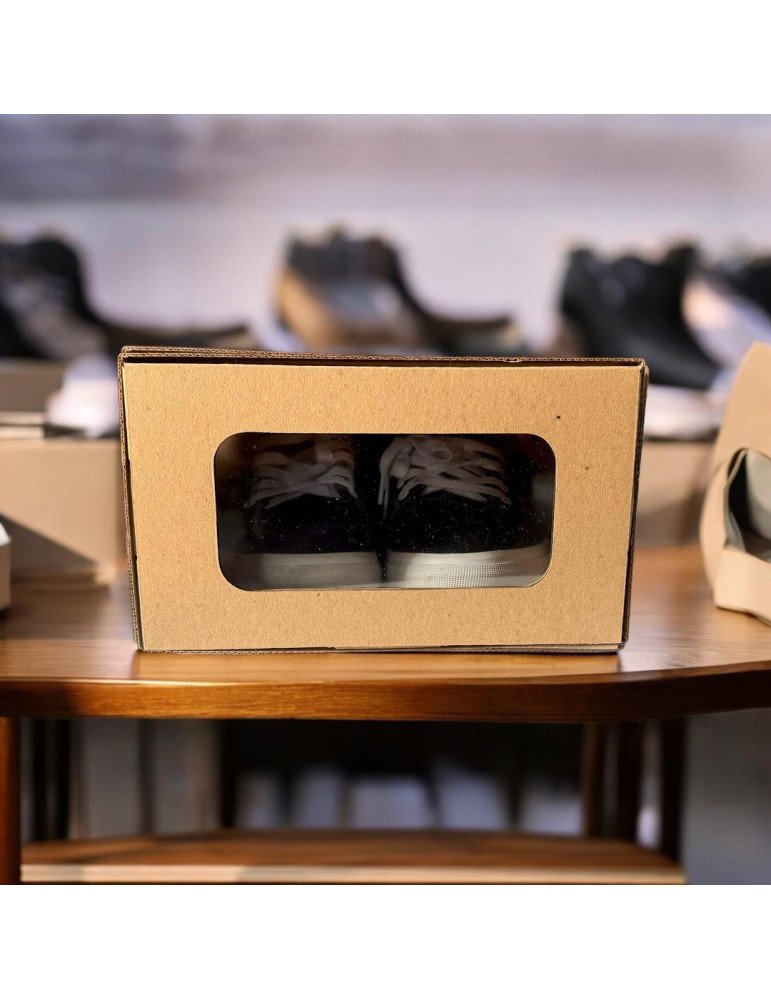 Caja para zapatos con ventana
