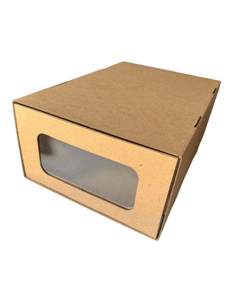 Caja para zapatos con ventana