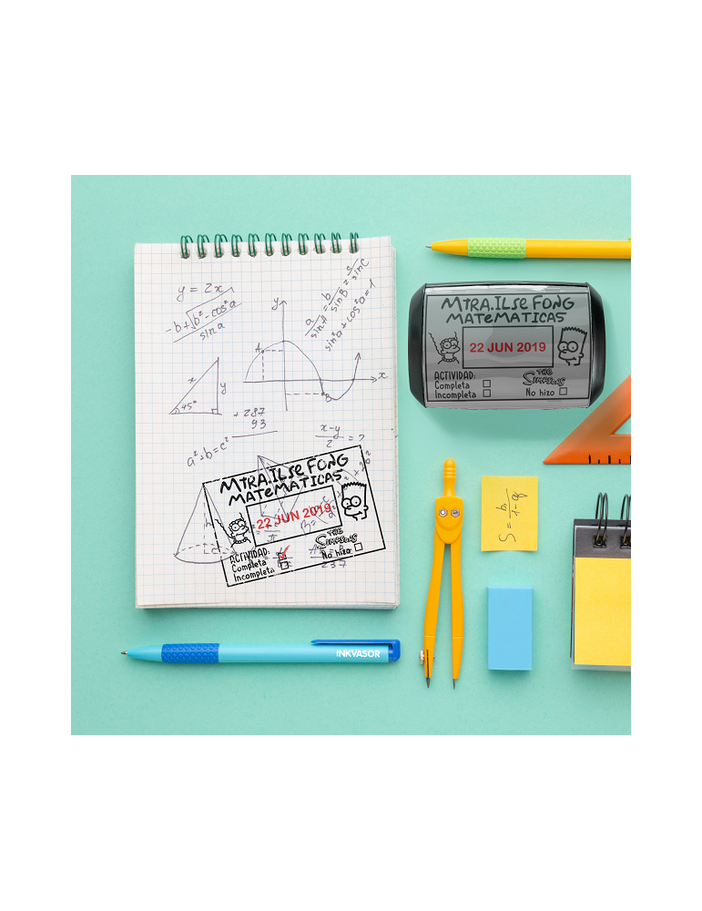 Sello Fechador (4x6cm) Autoentintable Personalizado