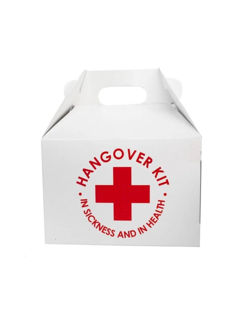 Caja Para Kit Anti Cruda, Hangover Kit