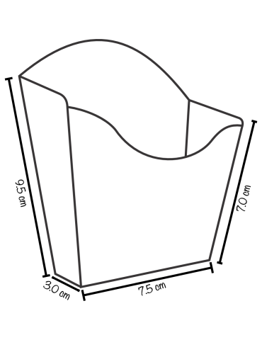 Charolas para Papas Fritas a la Francesa 3 Diseños 2