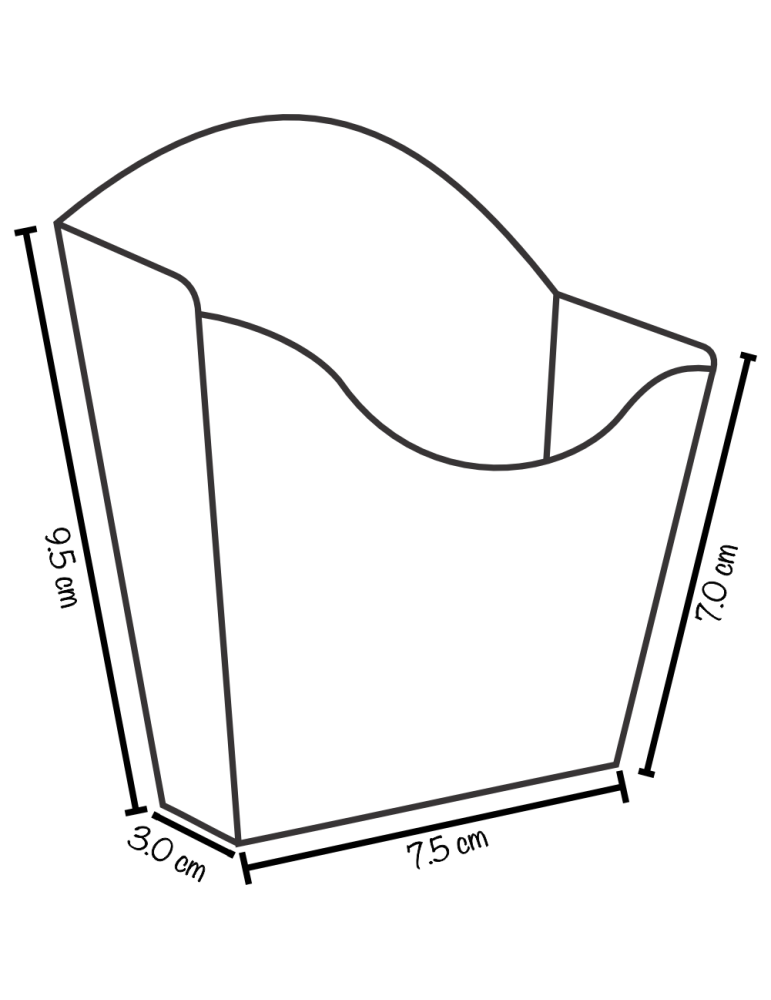 Charolas para Papas Fritas a la Francesa 3 Diseños