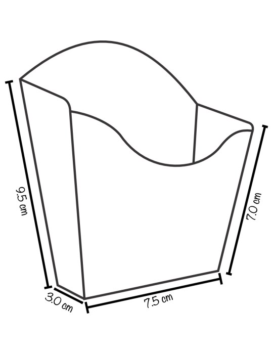 Charolas para Papas Fritas a la Francesa 3 Diseños