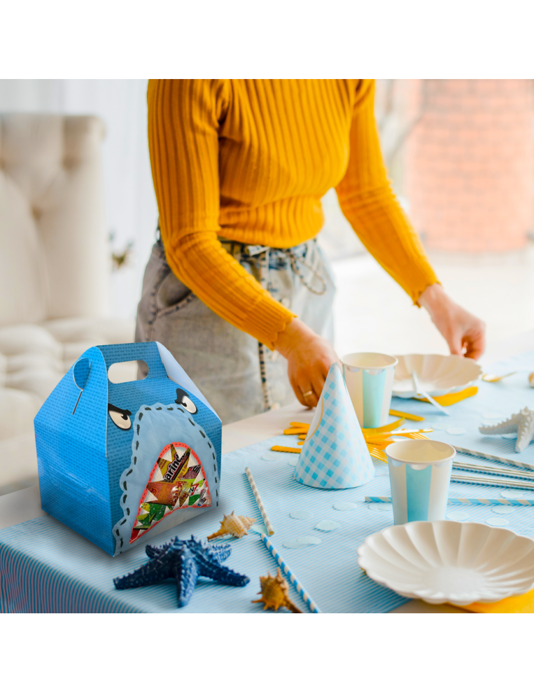 Caja Tipo Box Lunch Shark Box